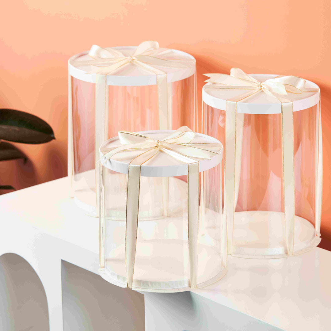 Caja Transparente para tartas