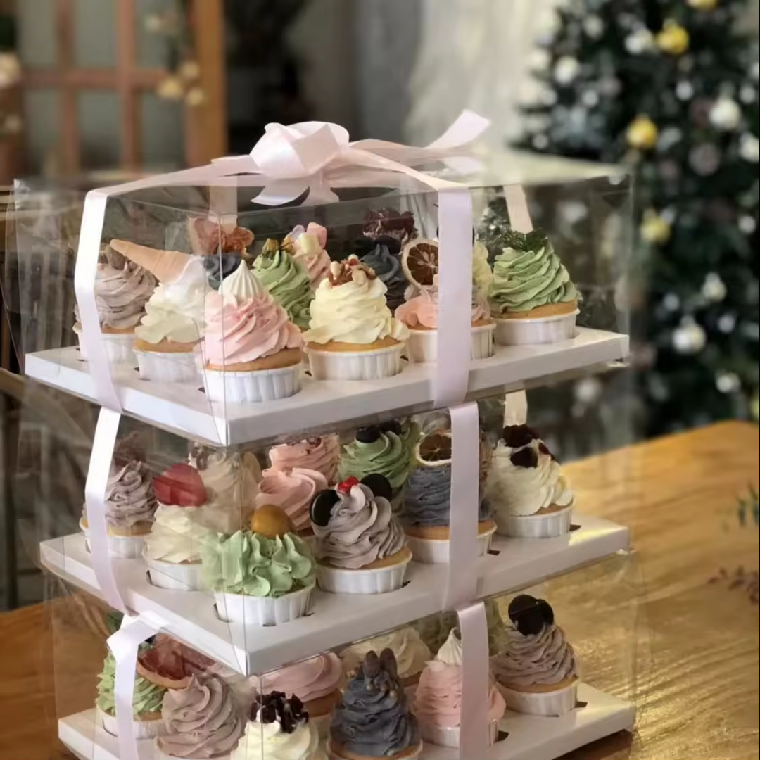 Caja Cupcakes Transparente